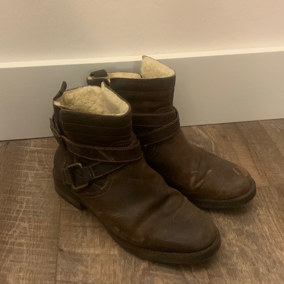 Fabianelli Leather Boots, Made in Italy, - Picture 3 of 14